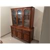 Image 5 : Wood China Hutch with Glass Doors
