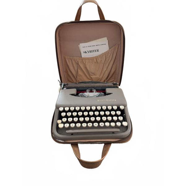 Smith-Corona Travel Skyriter Typewriter