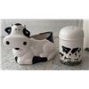 Image 5 : Ceramic Cow Kitchen Canister Set