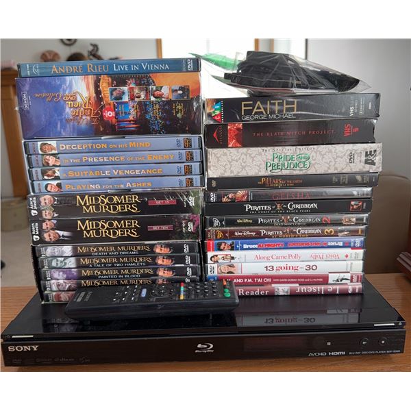 Sony BDP-S360 Blu-ray Player with DVD Set