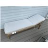 Image 3 : Outdoor Adjustable Chaise Lounge With Cushion