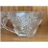 Image 2 : Glass Punch Bowl Set with Grape Design
