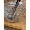 Image 3 : Glass Punch Bowl Set with Grape Design