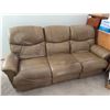 Image 1 : Very Comfy Leather Reclining Sofa