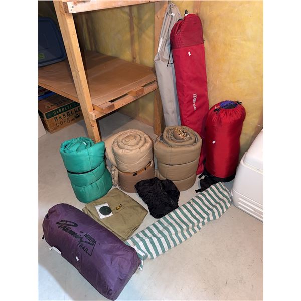 Family Camping Set: Bags, Tent, Hammock, and More