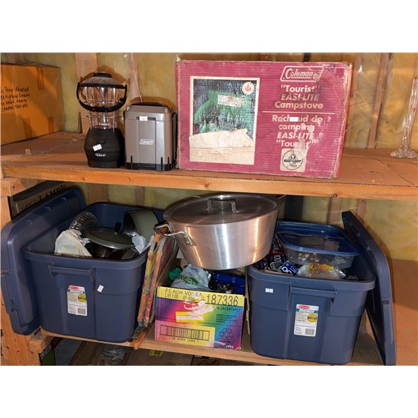 Coleman Camp Stove and Camping Supplies
