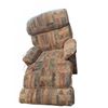Image 3 : Upholstered Recliner Armchair