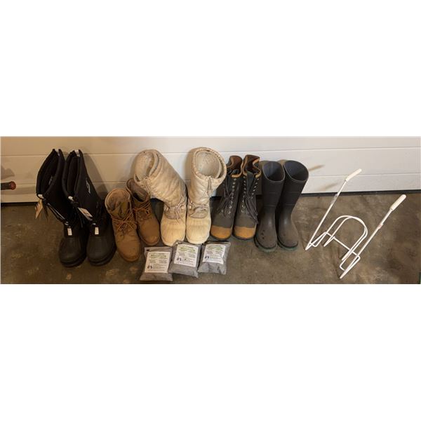 Five Boots With Boot Jack