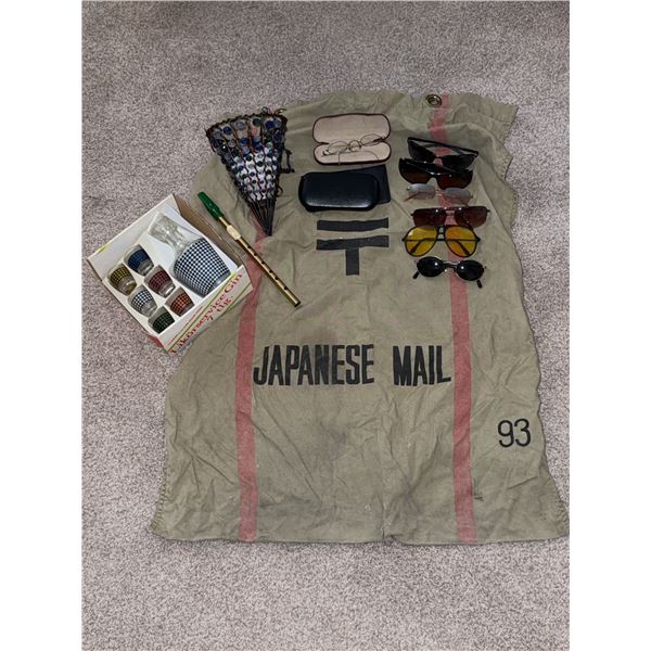 Collectibles With Japanese Mail Bag