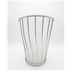 Image 3 : 5 Piece Crackled Glass Washroom Set, Vase,Gar
