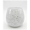 Image 4 : 5 Piece Crackled Glass Washroom Set, Vase,Gar