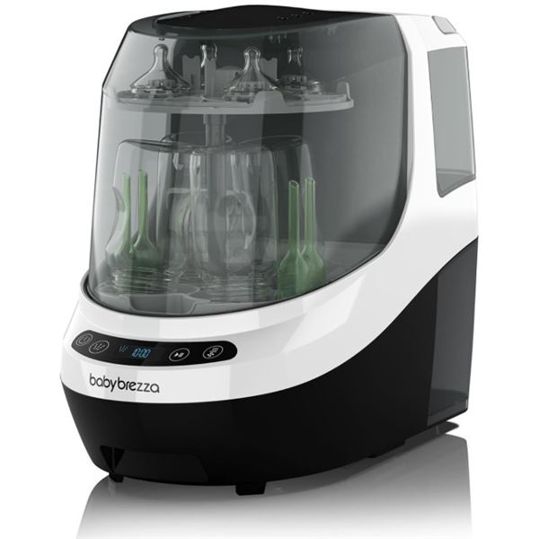 BABY BREZZA BOTTLE WASHER PRO STERILIZER AND DRY RACK - TESTED WORKING, RETAIL $399