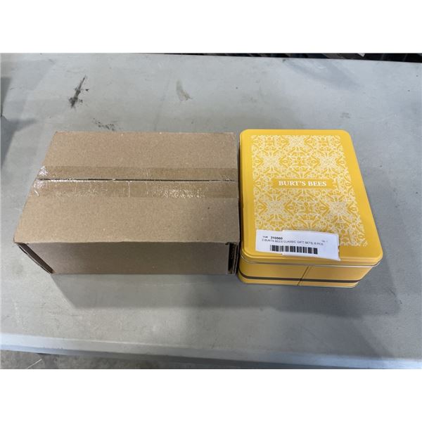 2 BURTS BEES CLASSIC GIFT SETS, 6 PCS IN EACH GIFTABLE TIN