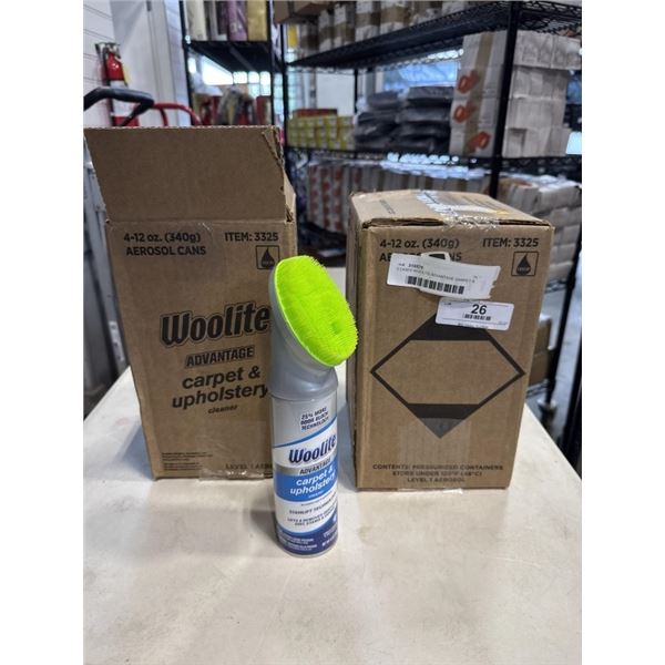 2 CASES WOOLITE ADVANTAGE CARPET & UPHOLSTERY CLEANER BEST BEFORE 05-01-2026