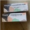 Image 1 : 2 NEW FINURA FREEZER SAFE BPA FREE FOOD SERVICE FILM 12" X 2000FT