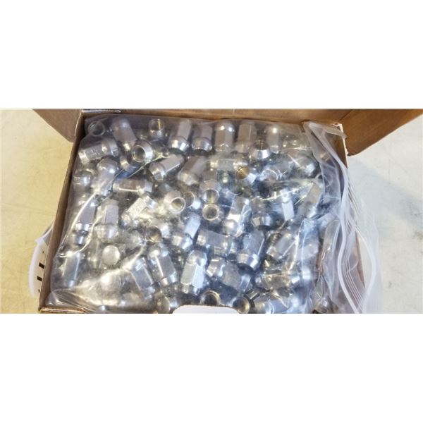 100 PCS 12 X 1.5 19M HEX CHROME PLUG NUTS