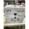 Image 1 : AS NEW LYRA 5 LIGHT GLASS PENDANT