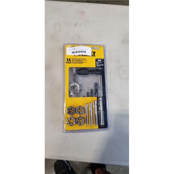NEW DEWALT 14PC TAP AND HEX DIE SET