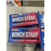 Image 2 : 2 NEW BETTER BOATING WINCH CTRAPS AND 2 SETS OF BOAT STRAPS, SWIVEL SHACKLES