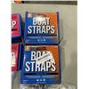Image 4 : 2 NEW BETTER BOATING WINCH CTRAPS AND 2 SETS OF BOAT STRAPS, SWIVEL SHACKLES