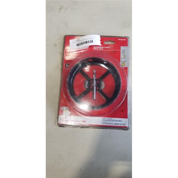 NEW MILWAUKEE RECESSED LIGHTING HOLE SAW BLADE