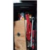 Image 4 : 2 TOOL BOXES W/ CONTENTS, LEVEL, AND SQUARES