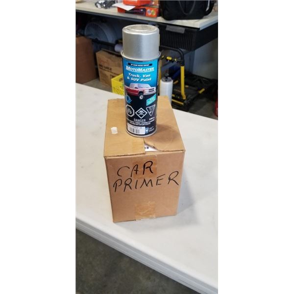 BOX OF MOTOMASTER AUTO PAINT