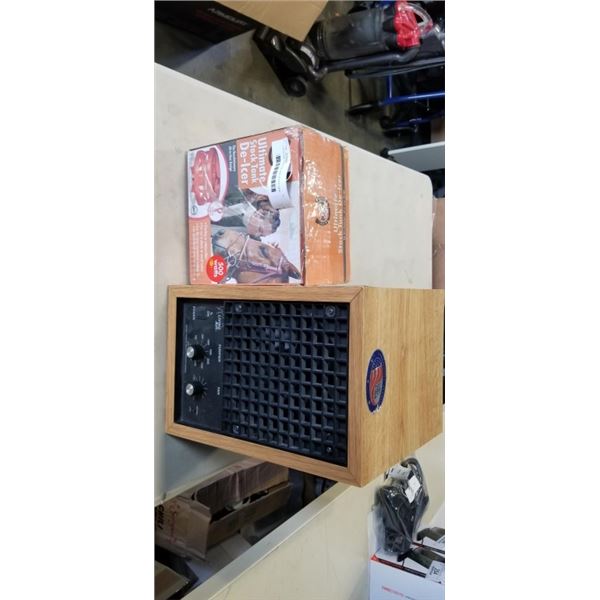 LIVING AIR PURIFIER AND STOCK TANK HEATER