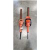 Image 1 : PAIR OF BLACK & DECKER HEDGE TRIMMER 16" AND 18"
