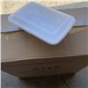 Image 2 : CASE OF SAYE 16OZ PLASTIC RECTANGULAR CONTANERS 150PC