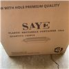 Image 3 : CASE OF SAYE 16OZ PLASTIC RECTANGULAR CONTANERS 150PC