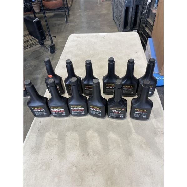 10 BOTTLES PYROIL TRANSMISSION SEALER.