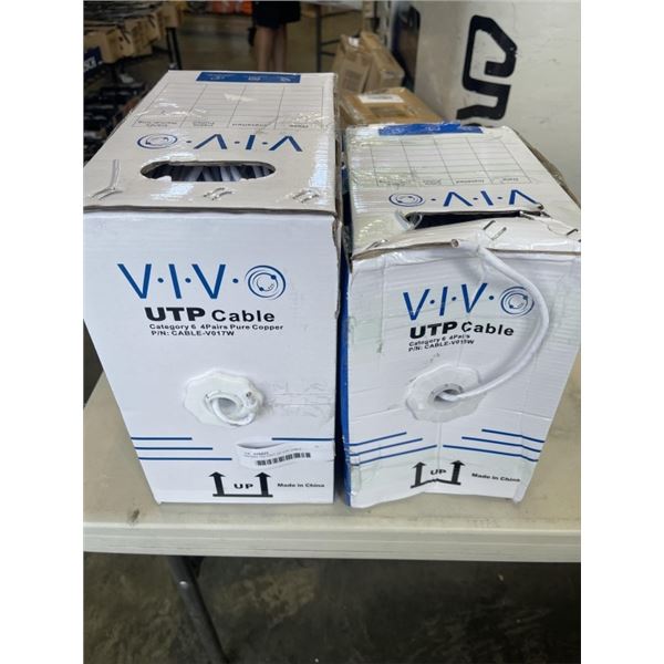 APPORX 750 FEET OF UTP CABLE CATEGORY 6