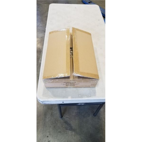 TOOLF 3 TIER METAL UTILITY ROLLING CART WITH DRAWER AND WOODEN TABLE TOP