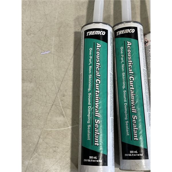 12 NEW TUBES TREMCO ACOUSTICAL SEALANT