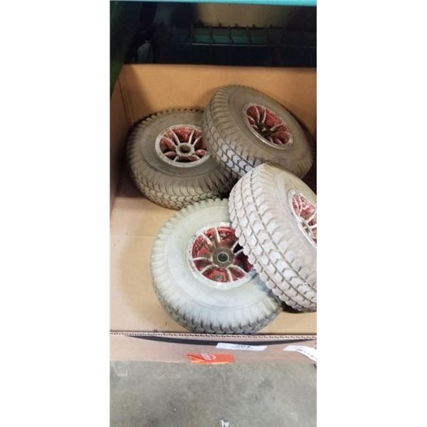 4 DOLLY WHEELS