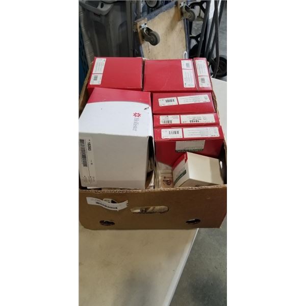 BOX OF MEDICAL SUPPLIES + FIRST AID KIT