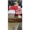 Image 1 : BOX OF MEDICAL SUPPLIES + FIRST AID KIT