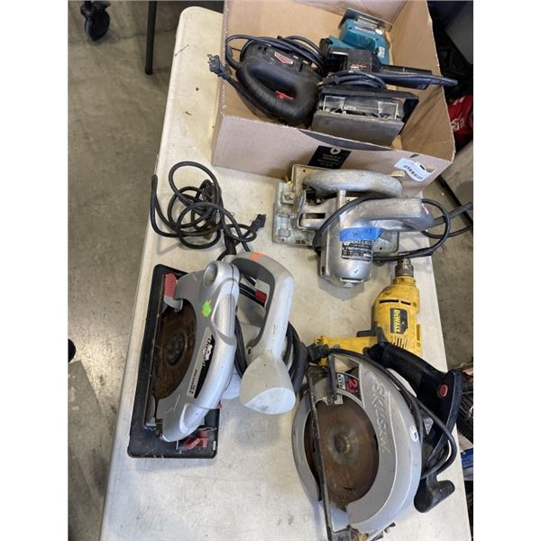 LARGE TRAY OF POWER TOOLS - LAST KNOWN TO BE WORKING