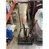 Image 1 : REEL LAWN MOWER AND 3 GARDENING PRUNES
