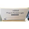Image 2 : 3 EDISHINE PLUG IN PENDANT LIGHTS. SKU:HPIP06B