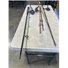 Image 5 : 3 FISHING RODS W/ REELS