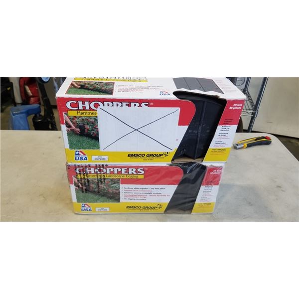 2 PACKS OF CHOPPERS HAMMER-IN LANDSCAPE EDGING.