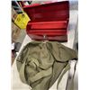 Image 1 : MASTERCRAFT METAL TOOL BOX AND MILITARY DUFFEL BAG