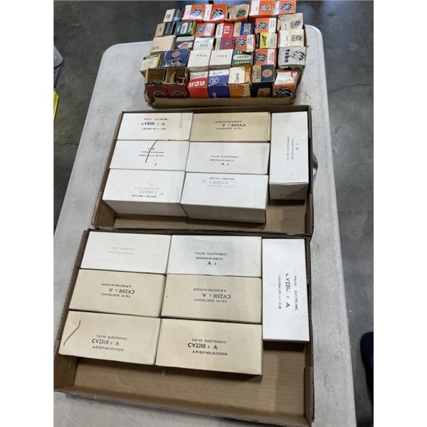 APPROX 250 VINTAGE ELECTONIC TUBES