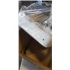 Image 3 : TOOLF 3 TIER METAL UTILITY ROLLING CART WITH DRAWER AND WOODEN TABLE TOP