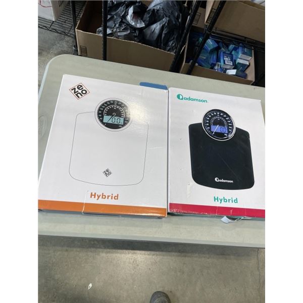 2 ADAMSON HYBRID DIGITAL FLOOR SCALES