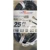 Image 2 : AS NEW LIFESUPPLY 25FT BLACK  INDOOR OUTDOOR 3 WIRE GROUNDED AND LIGHTED EXTENSION CORD, 10AWG