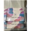 Image 2 : 10 NEW BLOOMORA LASH LIFT KITS, EACH KIT INLCUDES 4 LOTIONS, 1 GLUE BALM, AND EYELASH ACESSORIES TOO