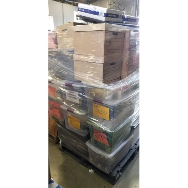 LARGE PALLET OF ESTATE GOODS, MOVIE SET ETC
